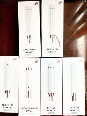 6 Piece T3 Convertible Curling Iron Set